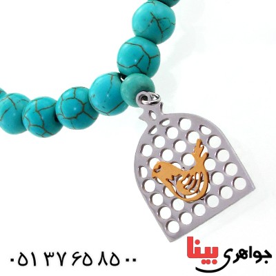 زیورآلات کادویی دستبند زنانه مرغ آمین _کد:11755