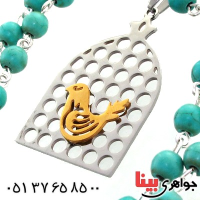 زیورآلات کادویی گردنبند زنانه مرغ آمین _کد:11763