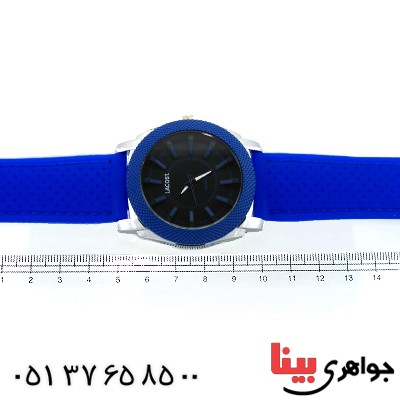 زیورآلات کادویی ساعت اسپرت برند lacoste رنگ آبی _کد:11788