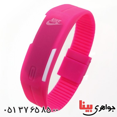 زیورآلات کادویی ساعت اسپرت برند nike (نایک) خاص رنگ صورتی _کد:117899