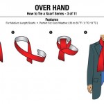 روش بستن شال گردن برای آقایان