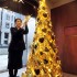 درخت کریسمس طلایی