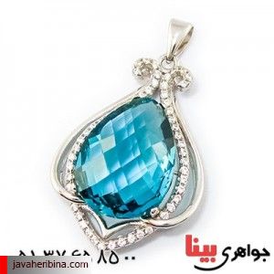 گردنبند سوارسکی طرح توپاز