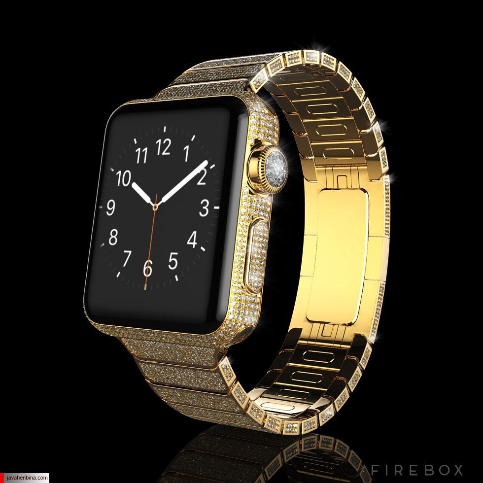 ساعت اپل از جنس طلا