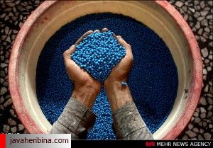 دانه تسبیح های فیروزه ای رنگ