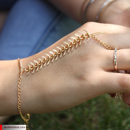 مدل دستبند انگشتری طلا زنانه