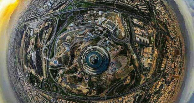 پانورامای تهران با مرکزیت برج میلاد