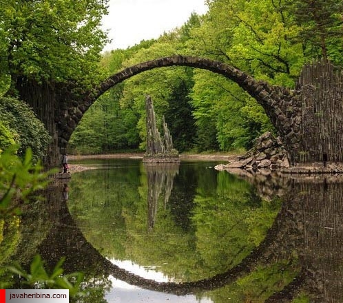 پل سنگی زیبا در کشور آلمان
