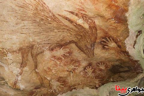 کشف قدیمی‌ترین نقاشی سنگی انسان