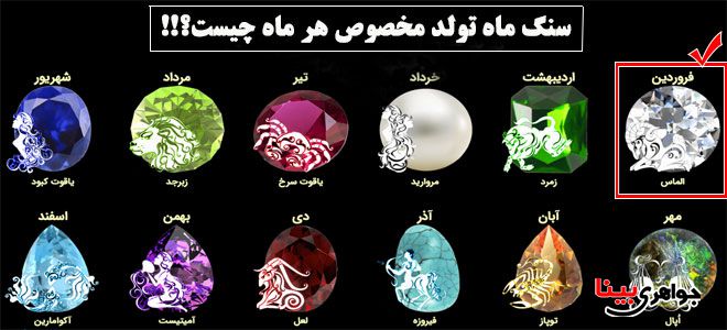 سنگ ماه تولد